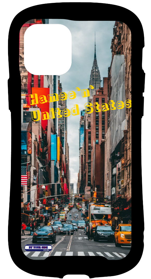 iFace reflectionインナーシート iPhone 12/12 Pro Street New York colorful Hamee`n` United States  オリジナルスタンプ ポップ