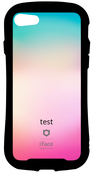 iFace reflectionインナーシート iPhone SE 2022/SE 2020/8/7 AI グラデーション test