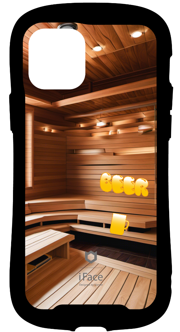 iFace reflectionインナーシート iPhone 12/12 Pro sauna サウナ iFace シンプル ポップ